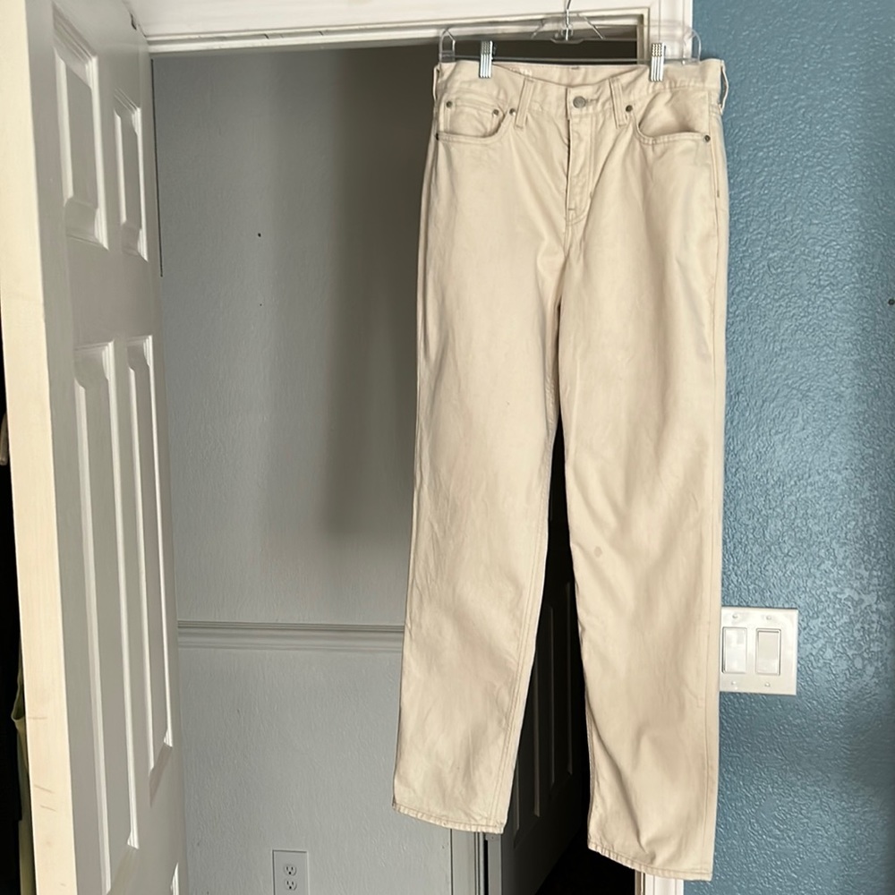 J crew ecru jeans